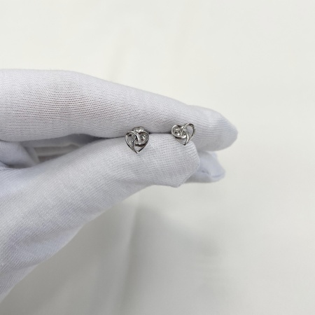 Купить оптом пусеты из серебра без вставок 2340402135 от Krasnoe