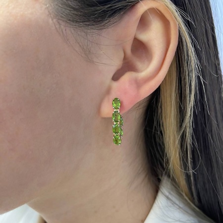 Купить оптом серьги из серебра с фианитами 2320201182-65 от Krasnoe