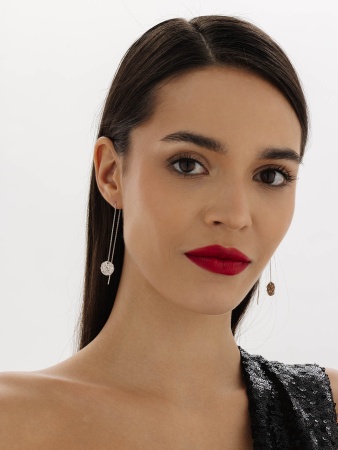 Купить оптом серьги из серебра без вставок 2340405665-9 от Krasnoe