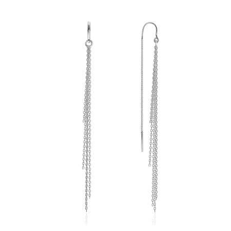 Купить оптом серьги из серебра без вставок 2340401635-9 от Krasnoe