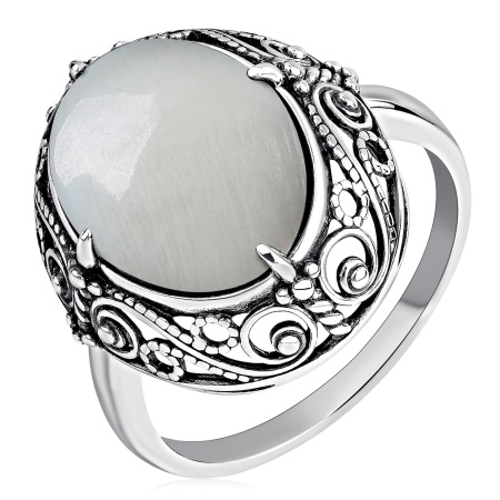Купить оптом кольцо из серебра с перламутром 1310495086 от Krasnoe