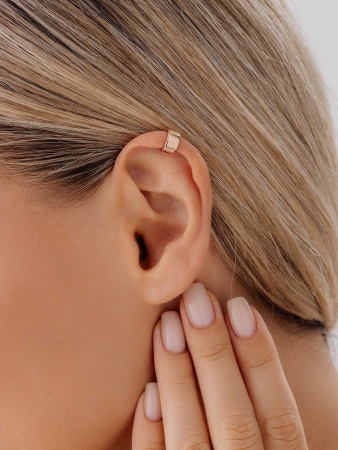 Купить оптом серьга из серебра без вставок 2320404888 от Krasnoe