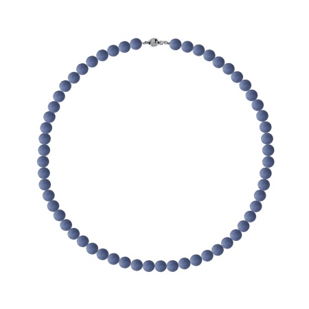 Купить оптом бусы из серебра с ангелитами 8340876100-45 от Krasnoe