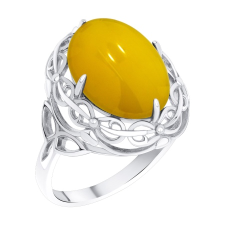 Купить оптом кольцо из серебра с агатом 1340395774-50 от Krasnoe