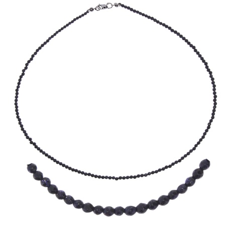 Купить оптом бусы из серебра с синтетическими авантюринами 8340366040-50 от Krasnoe