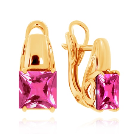 Купить оптом серьги из серебра с топазами 2320071533-30 от Krasnoe