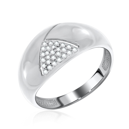 Купить оптом кольцо из серебра с фианитами 1340201138л-1 от Krasnoe