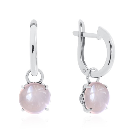 Купить оптом серьги из серебра с кварцем 2340101851-30 от Krasnoe