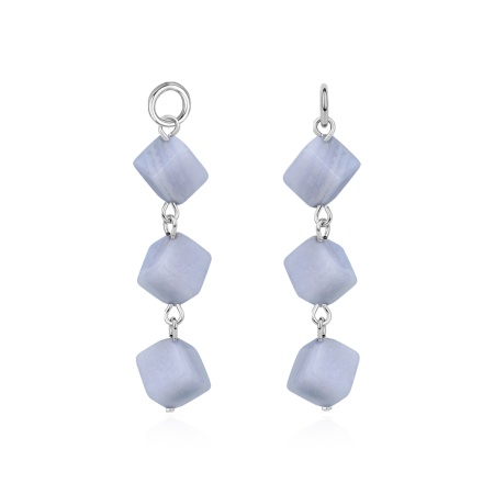 Купить оптом подвеска из серебра с агатами 3340395879-84 от Krasnoe