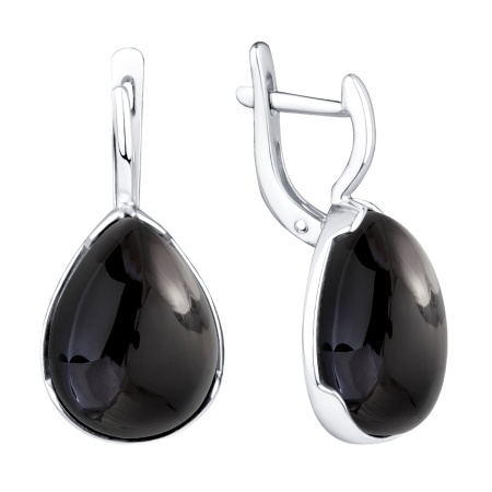 Купить оптом серьги из серебра с агатами 2340395938-20 от Krasnoe