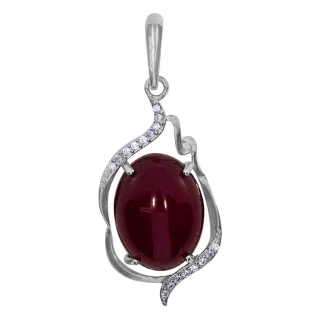Купить оптом подвеска из серебра с агатами и фианитами 3340393507 от Krasnoe