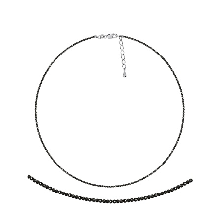 Купить оптом бусы из серебра со шпинелью 8340216067-45-2 от Krasnoe