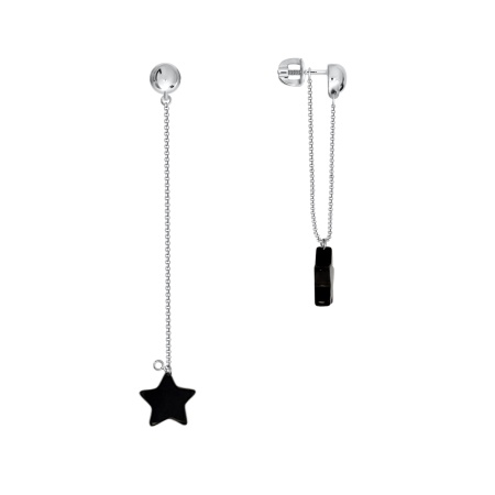 Купить оптом пусеты из серебра с агатами 2340391017-20 от Krasnoe