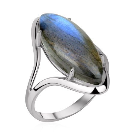 Купить оптом кольцо из серебра с лабрадоритом 1340Л06353 от Krasnoe