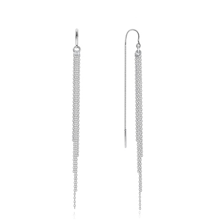 Купить оптом серьги из серебра без вставок 2340401635-3 от Krasnoe