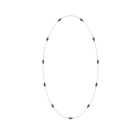 Купить оптом колье из серебра с агатами и агатами 8340396156-100-30 от Krasnoe