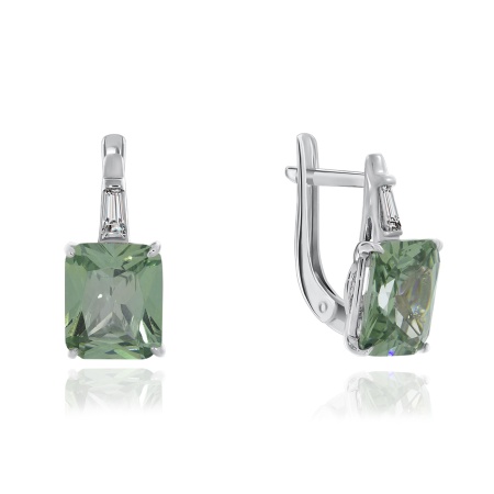 Купить оптом серьги из серебра с фианитами 2340200278-69 от Krasnoe