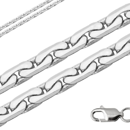 Купить оптом цепь из серебра без вставок 365705032050 от Krasnoe