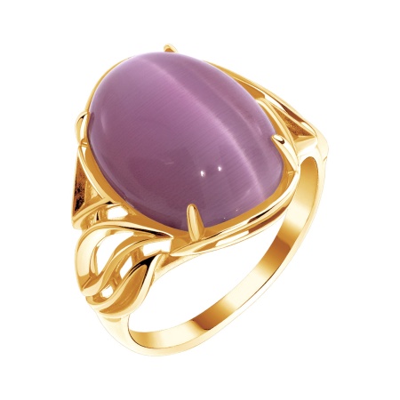 Купить оптом кольцо из серебра с кошачий глазом 1320265707-30 от Krasnoe