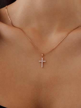 Купить оптом подвеска из серебра с фианитами 3320204679 от Krasnoe