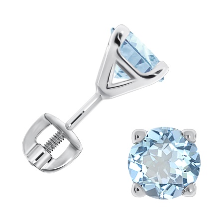 Купить оптом пусеты из серебра с топазами П340070860-71 от Krasnoe