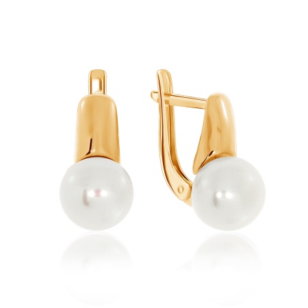 Купить оптом серьги из серебра с жемчугами 2320051392-1 от Krasnoe