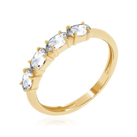 Купить оптом кольцо из серебра с фианитами 1320201164 от Krasnoe