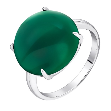 Купить оптом кольцо из серебра с агатом 1340395145-60 от Krasnoe