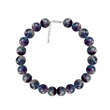 Купить оптом браслет из серебра с флюоритами 4340576088-1-18 от Krasnoe