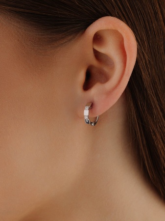 Купить оптом серьги из серебра с фианитами 2340205825л от Krasnoe