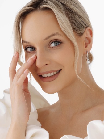 Купить оптом серьги из серебра с жемчугами 2340240868 от Krasnoe