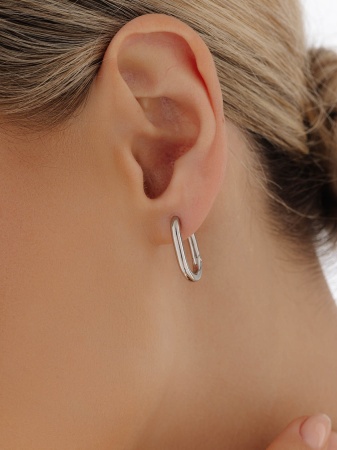 Купить оптом серьги из серебра без вставок 2340405658 от Krasnoe