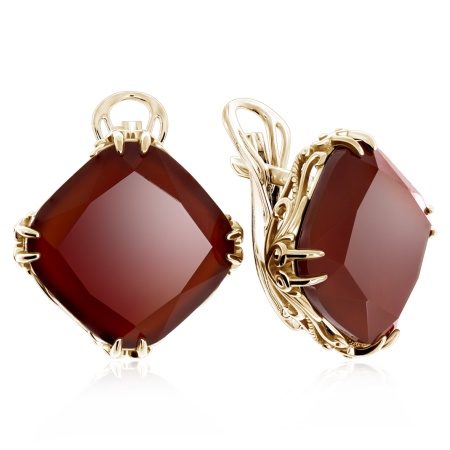 Купить оптом серьги из серебра с агатами 2320395148-31 от Krasnoe