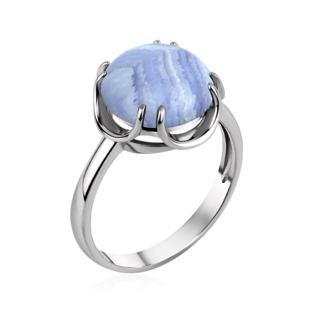 Купить оптом кольцо из серебра с агатом 1340396489-84 от Krasnoe