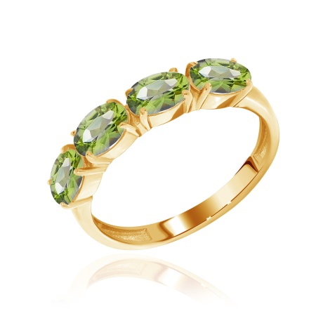 Купить оптом кольцо из серебра с ситаллами 1320881182-65 от Krasnoe