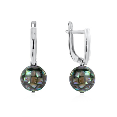 Купить оптом серьги из серебра с перламутрами 2340490307-3-2 от Krasnoe