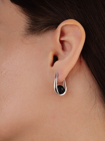 Купить оптом серьги из серебра с агатами 2340391554-20 от Krasnoe