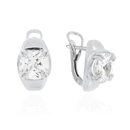 Купить оптом серьги из серебра с хрусталём 2340521534 от Krasnoe