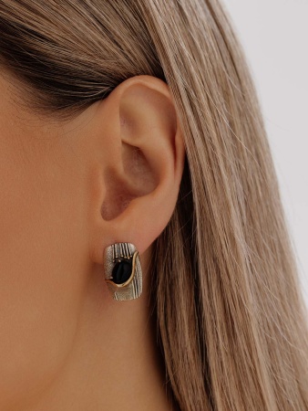 Купить оптом серьги из серебра с агатами 2317391755-20 от Krasnoe