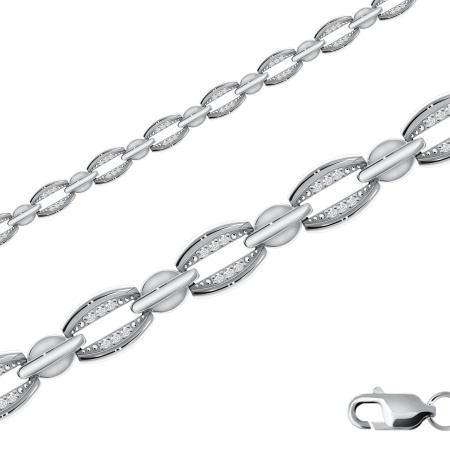 Купить оптом браслет из серебра с фианитом 4340200270л-19 от Krasnoe