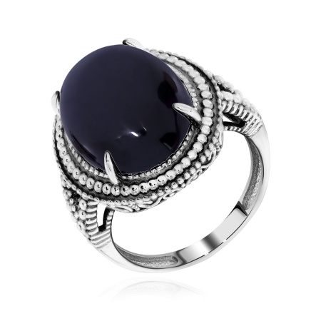 Купить оптом кольцо из серебра с агатом 1310390963-20 от Krasnoe