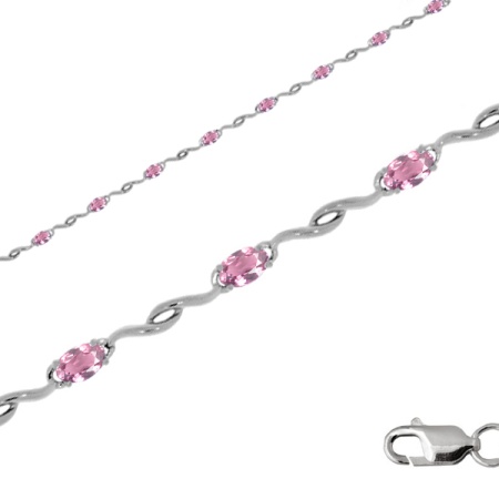 Купить оптом браслет из серебра с кварцем 3987044434-18-33 от Krasnoe