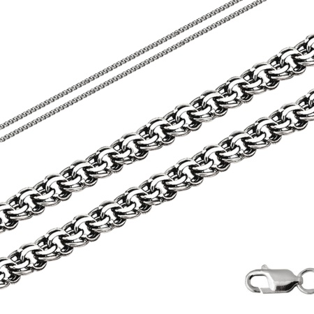 Купить оптом цепь из серебра без вставок 366304080070 от Krasnoe