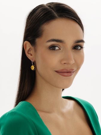 Купить оптом серьги из серебра с фианитами 2340201708-50 от Krasnoe