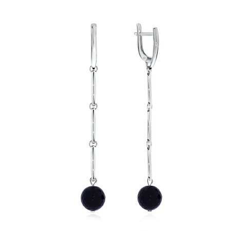 Купить оптом серьги из серебра с агатами 2340390748-20 от Krasnoe