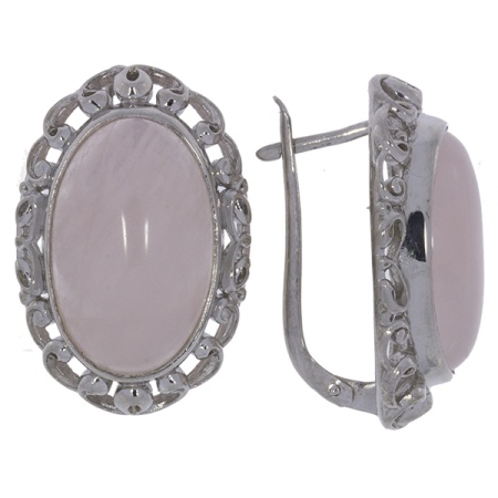 Купить оптом серьги из серебра с кварцем 3087011645 от Krasnoe