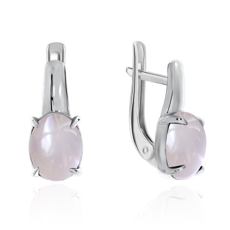 Купить оптом серьги из серебра с кварцем 2340100369-30 от Krasnoe