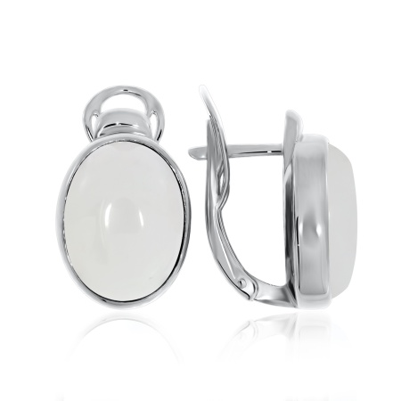 Купить оптом серьги из серебра с агатами 2340390932-10 от Krasnoe