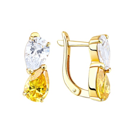 Купить оптом серьги из серебра с фианитами 2318201866-50 от Krasnoe