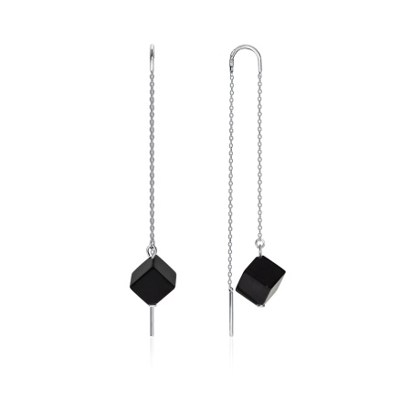 Купить оптом серьги из серебра с агатами 2340390703-2-20 от Krasnoe